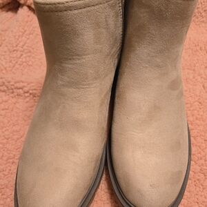 Maurices Taupe Ankle Booties